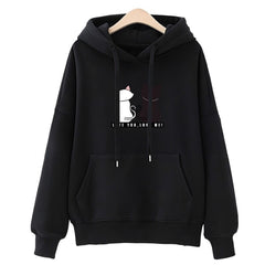 Photo: Kaori Cat-Print Hoodie | Seoden London — view 11