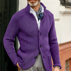 Photo: Venezia Stand-Collar Knit Cardigan | Seoden London — view 2
