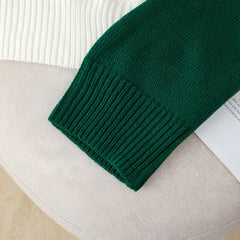 Photo: Alpine Colour-Block Button Knit Jumper | Seoden London — view 5