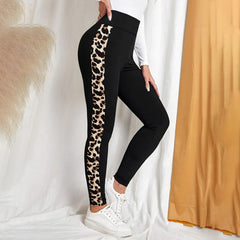 Photo: Valentina Leopard-Stripe Leggings | Seoden London — view 2