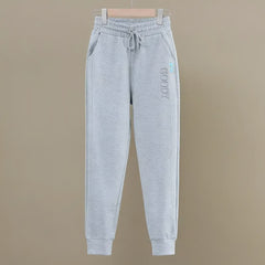Photo: Nagisa Fleece-Lined Cuffed Joggers | Seoden London — view 1
