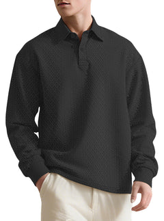Photo: Relaxed Polo Sweatshirt for Work and Weekend | Seoden London — view 6