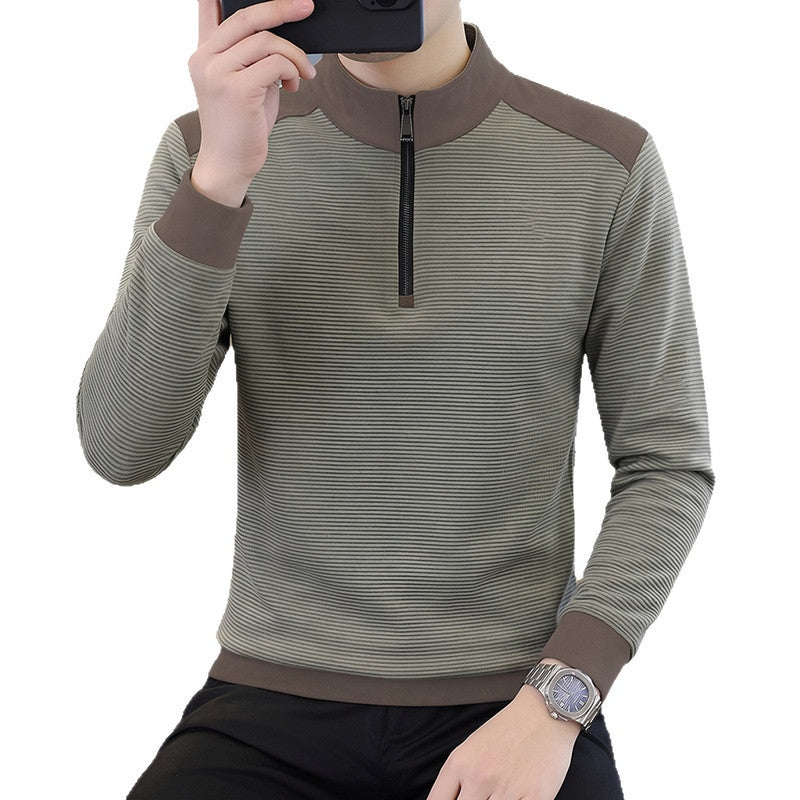 Photo: Hampstead Striped Half-Zip Pullover | Seoden London