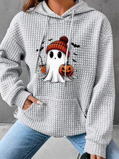 Photo: Waffle Hoodie with Ghost Print | Seoden London — view 5