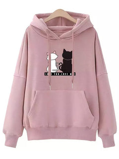 Photo: Kaori Cat-Print Hoodie | Seoden London — view 10