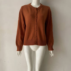 Photo: Women's Crew Neck Button Cardigan | Seoden London — view 15