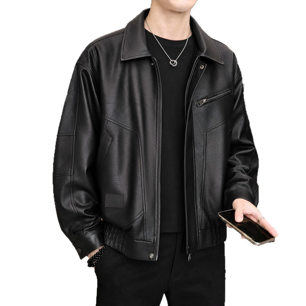 Photo: Napoli Leather-Look Biker Jacket | Seoden London