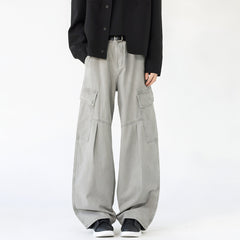 Photo: Men's Straight Leg Cotton Cargo Trousers | Seoden London — view 3