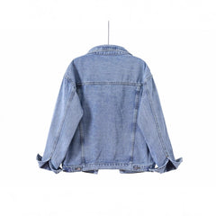 Photo: Women's Plus Size Oversized Denim Jacket | Seoden London — view 2
