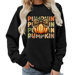 Photo: Pumpkin Spice Leopard Bow Sweatshirt | Seoden London — view 5
