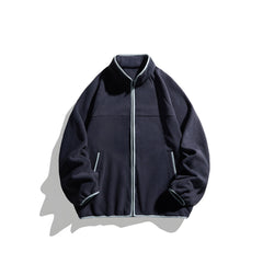 Photo: Men's Colour Block Sherpa Fleece Jacket | Seoden London — view 7
