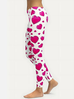 Photo: Valeria Heart-Print Leggings | Seoden London — view 4