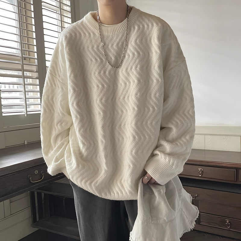 Photo: Hans Textured Crew Knit | Seoden London