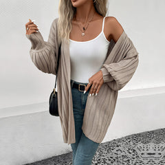 Photo: Heather Ribbed Longline Cardigan | Seoden London — view 3