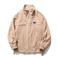 Photo: Men's Stand Collar Fleece Jacket | Seoden London — view 8