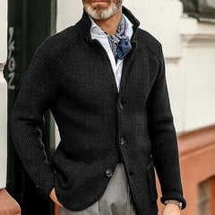 Photo: Venezia Stand-Collar Knit Cardigan | Seoden London — view 11