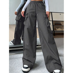 Photo: Beatrice Wide-Leg Cargo Trousers | Seoden London — view 6