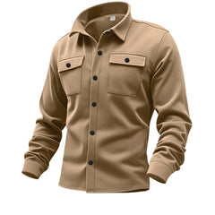 Photo: Montana Textured Button Overshirt | Seoden London — view 7