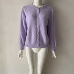 Photo: Women's Crew Neck Button Cardigan | Seoden London — view 5