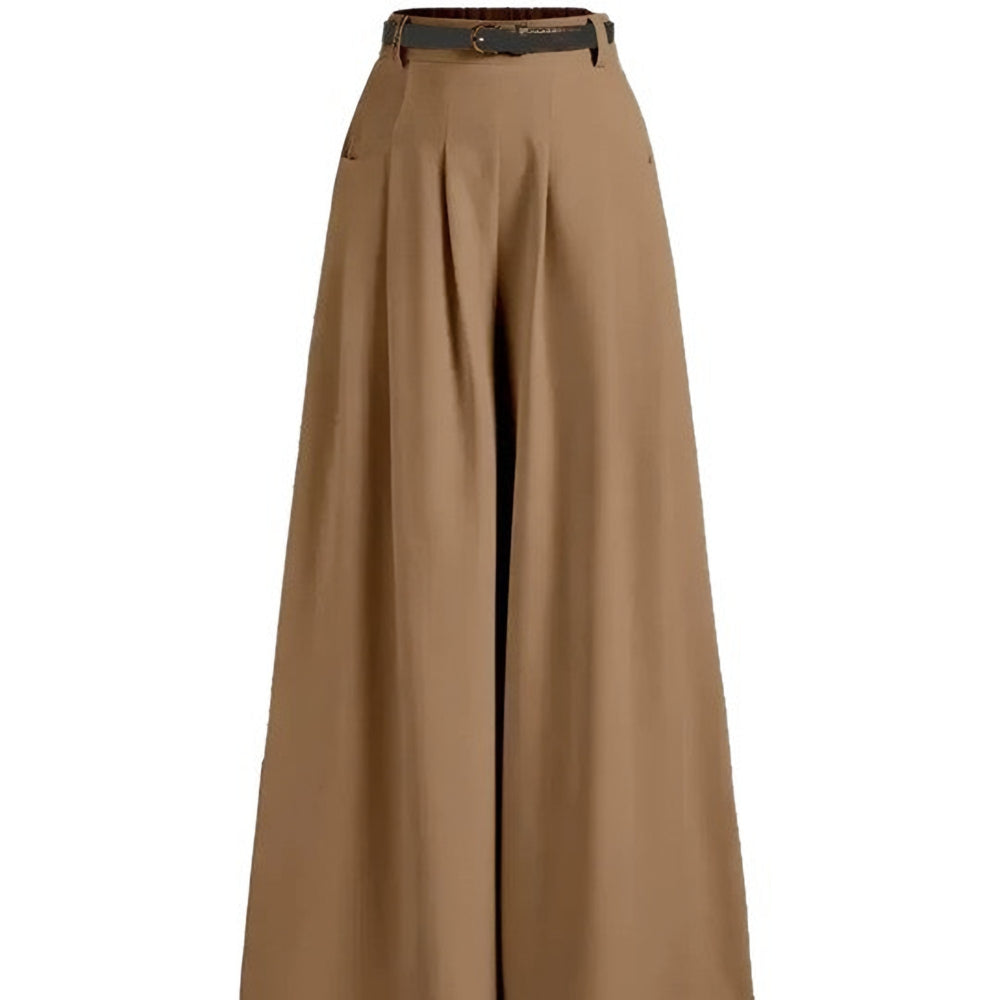 Photo: Toscana Pleated Wide-Leg Trousers | Seoden London