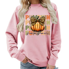 Photo: Pumpkin Spice Leopard Bow Sweatshirt | Seoden London — view 11
