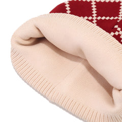 Photo: Nordic Diamond Knit Hat, Scarf and Gloves Set | Seoden London — view 5