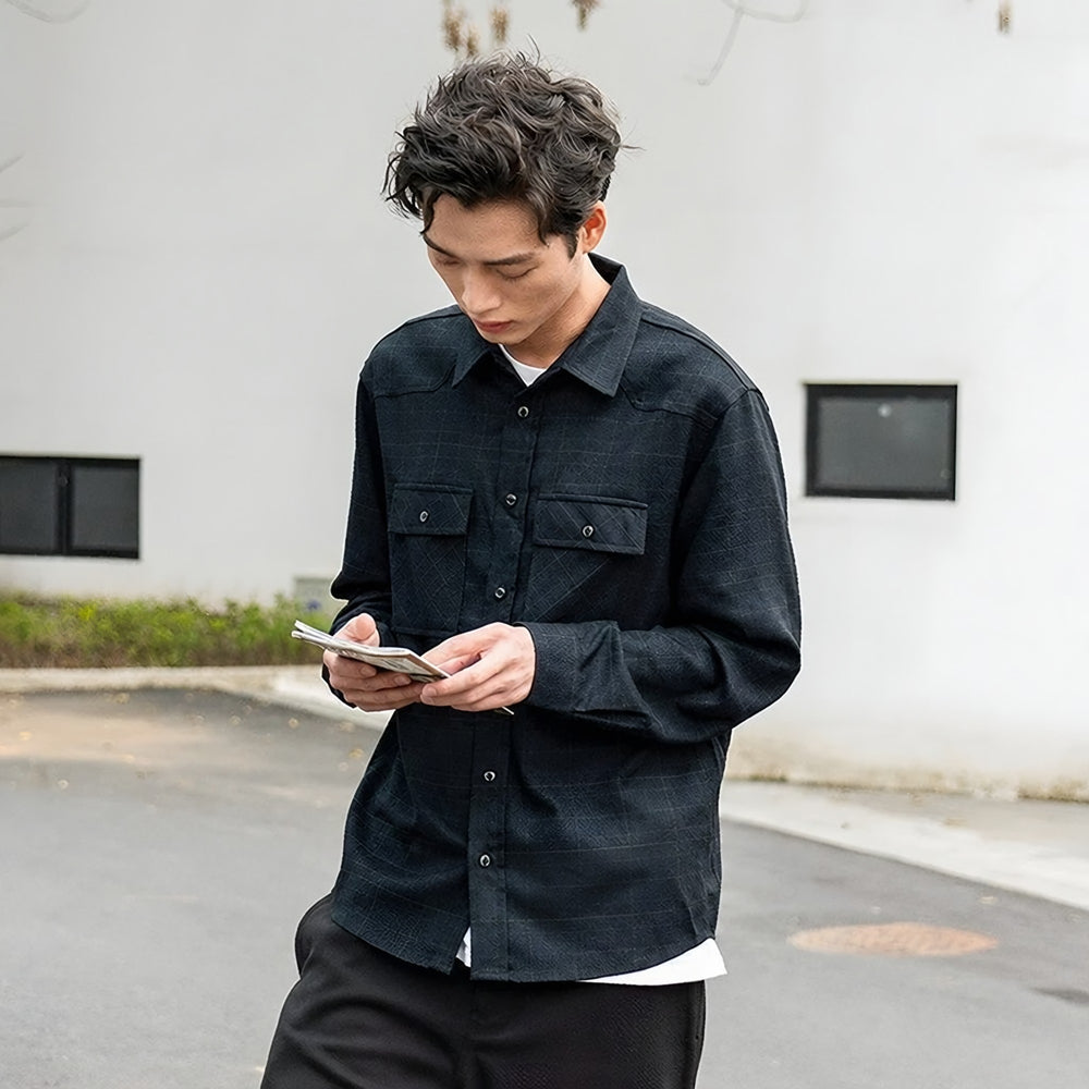 Photo: Dark Check Utility Shirt | Seoden London