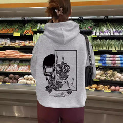 Photo: Memento Skull Floral Hoodie | Seoden London — view 5