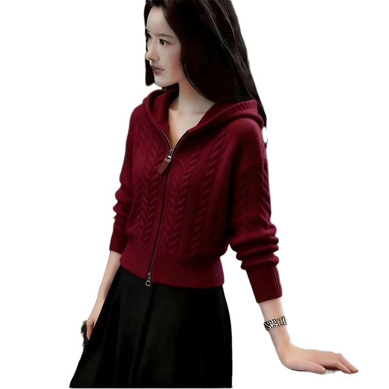 Photo: Cropped Knit Hooded Cardigan | Seoden London