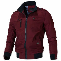 Photo: Aviator Cotton Stand-Collar Jacket | Seoden London — view 7