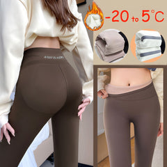 Photo: Nordic Fleece-Lined Thermal Leggings | Seoden London — view 6