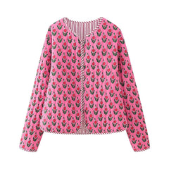 Photo: Jaipur Floral Quilted Jacket | Seoden London — view 1