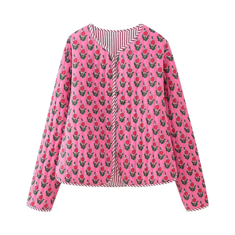 Photo: Jaipur Floral Quilted Jacket | Seoden London