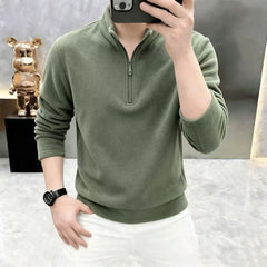 Photo: Men's Half Zip Polar Fleece Pullover | Seoden London — view 9