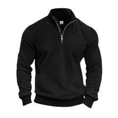 Photo: Harbour Quarter-Zip Knit Pullover | Seoden London — view 5