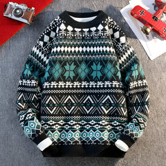 Photo: Lillehammer Fair Isle Crew Knit | Seoden London — view 2