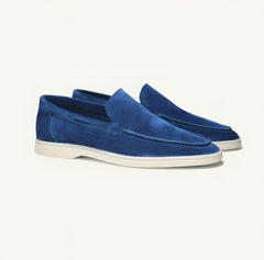 Photo: Portofino Suede-Look Slip-On Loafers | Seoden London — view 10