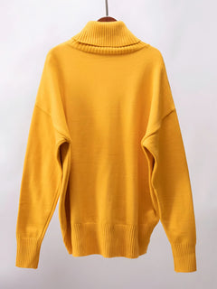 Photo: Women's Ribbed Roll Neck Jumper | Seoden London — view 36