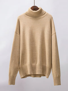 Photo: Women's Ribbed Roll Neck Jumper | Seoden London — view 14