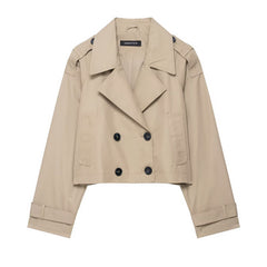 Photo: Bath Cropped Double-Breasted Jacket | Seoden London — view 4