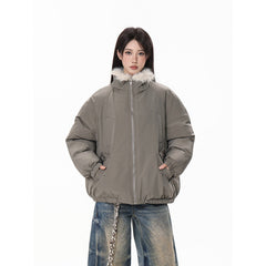 Photo: Helsinki Puffer Jacket with Faux Fur Collar | Seoden London — view 3