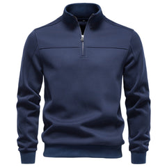 Photo: Dover Brushed Half-Zip Pullover | Seoden London — view 1