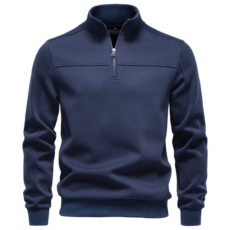 Photo: Dover Brushed Half-Zip Pullover | Seoden London