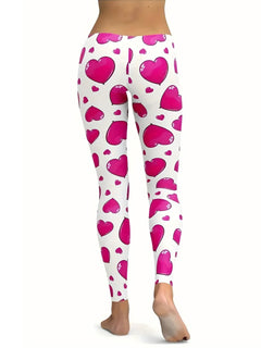Photo: Valeria Heart-Print Leggings | Seoden London — view 6