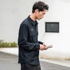 Photo: Dark Check Utility Shirt | Seoden London — view 2
