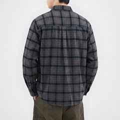 Photo: Men's Flannel Check Shirt Jacket | Seoden London — view 4
