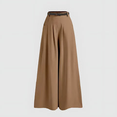 Photo: Toscana Pleated Wide-Leg Trousers | Seoden London — view 3