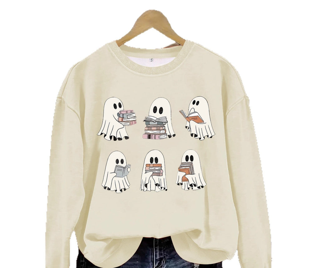 Photo: Bookworm Ghosts Sweatshirt | Seoden London
