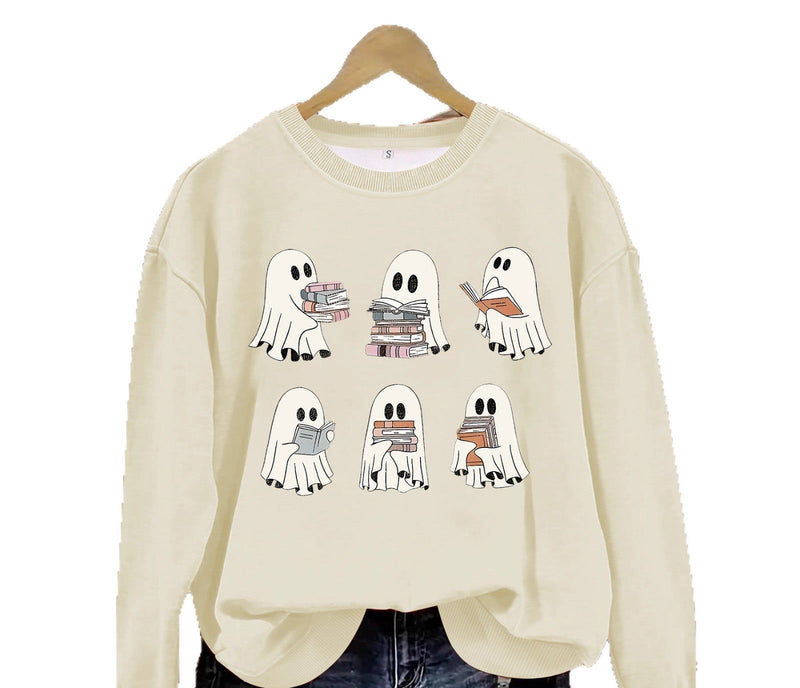 Photo: Bookworm Ghosts Sweatshirt | Seoden London