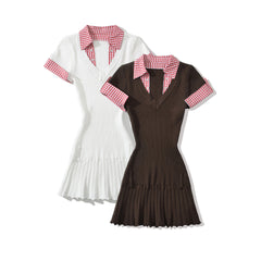 Photo: Women's Collared Knitted Jumper Dress | Seoden London — view 1